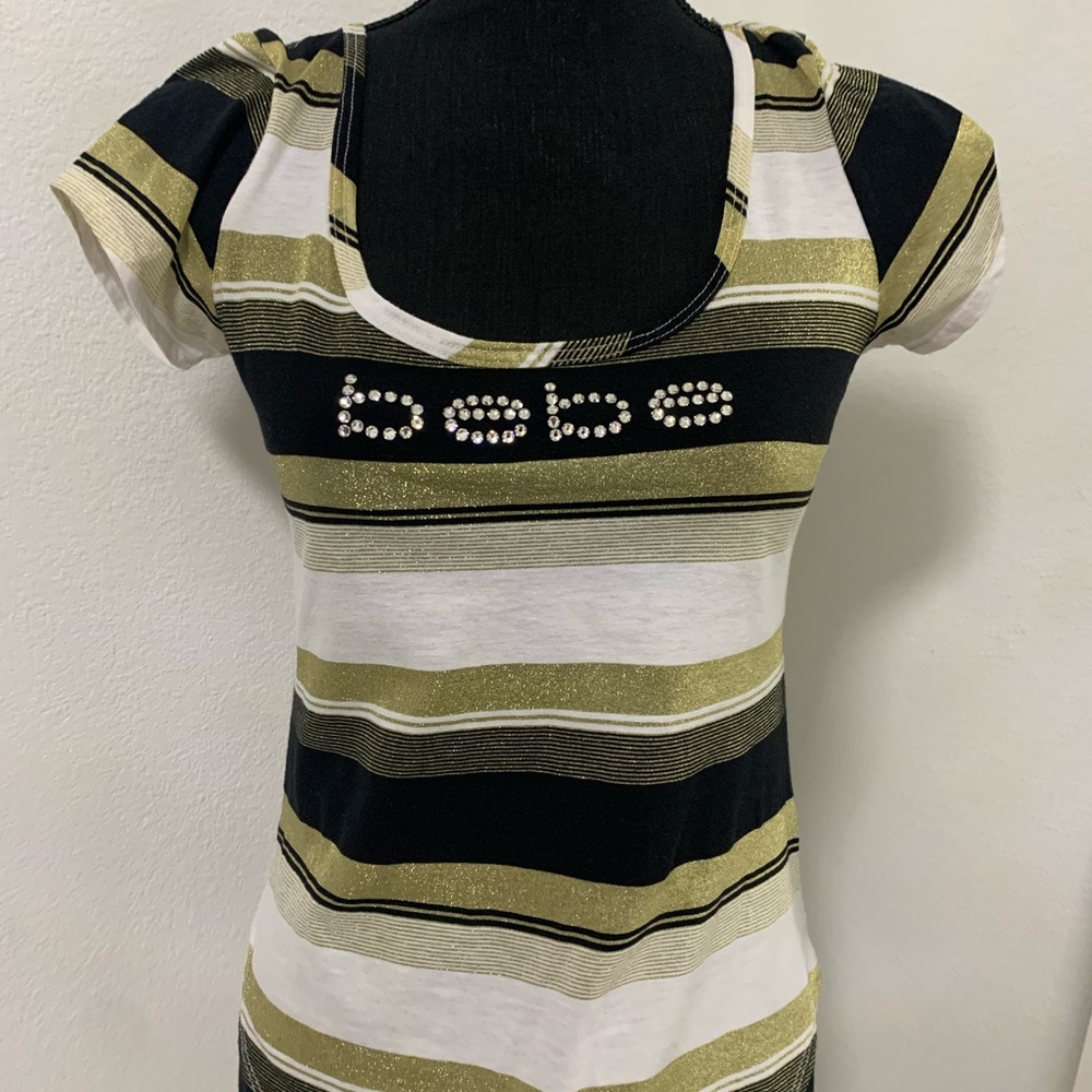 Bebe striped shirt